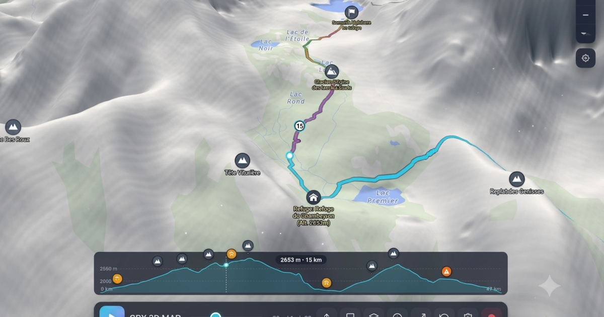 Visualiseur GPX 3D & vidéo de parcours — GPX Map 3D